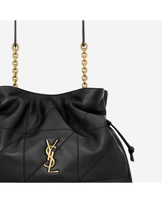 Saint Laurent Black Shoulder Pochette Jamie Leather Bags