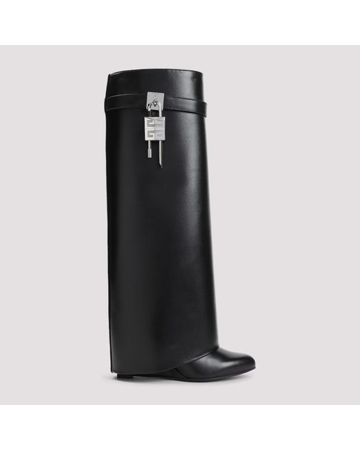Givenchy Black Shark Lock Pant 90 Ankle Boots