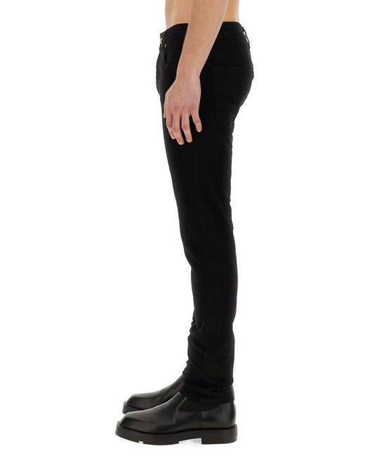 Versace Black Slim Fit Jeans for men