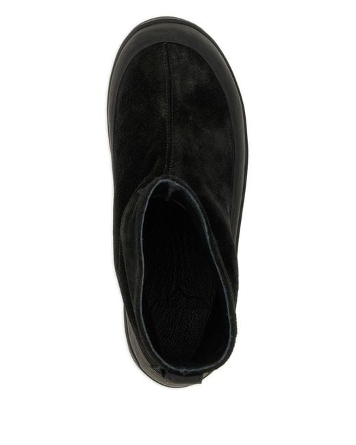 Stone Island Black Boots Calfskin for men