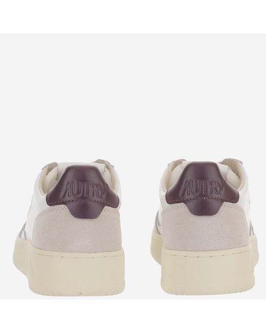 Autry White Sneakers Medalist Low Cow Leather Trainers