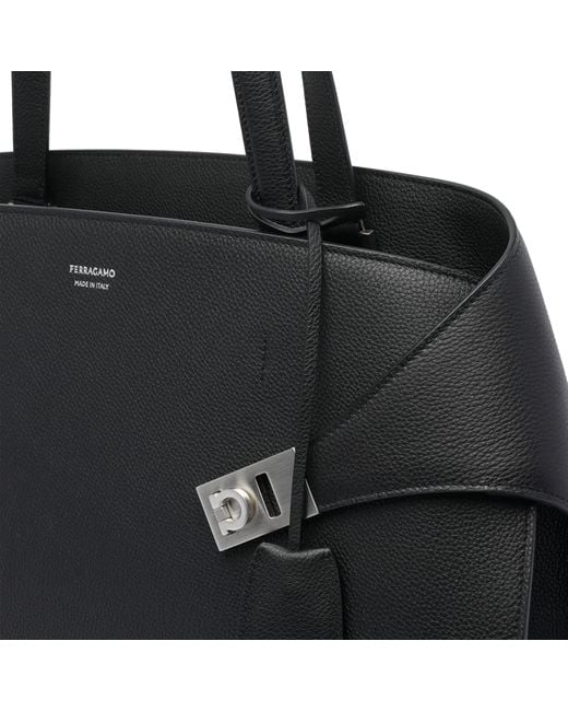 Ferragamo Black Hug Shoulder Bag