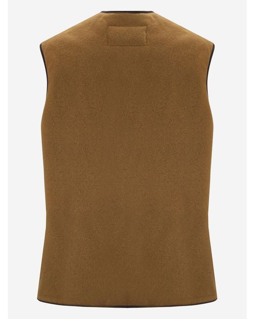 Barbour Brown Vest Acrylic Fleece Waistcoats & Gilets for men