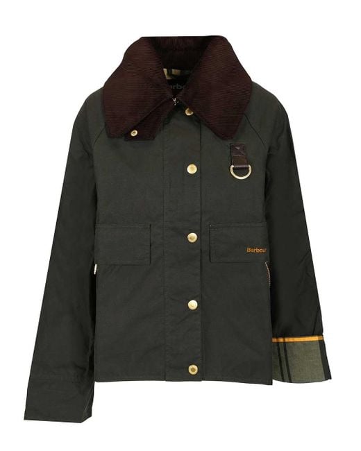Barbour Black Reighton Spey Waxed Jacket Jackets