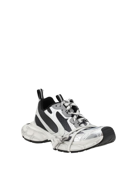 Balenciaga White 3Xl Chunky Sneakers Upper: Polyurethane Trainers for men