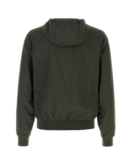 Moorer Green Bottle Polyester Denny Reversibile Jacket for men