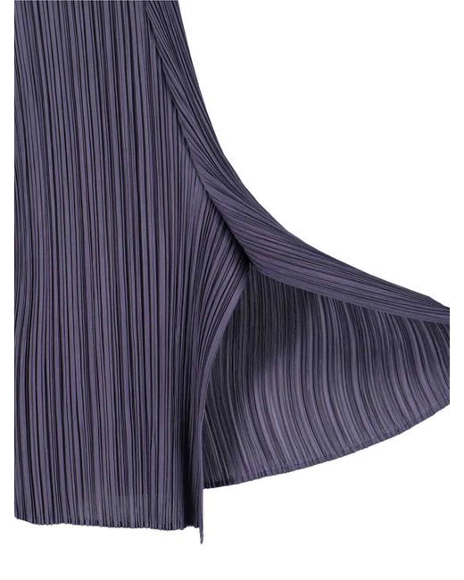 Pleats Please Issey Miyake Blue Pleated Pants