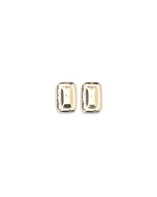 Self-Portrait Black Brass Earrings