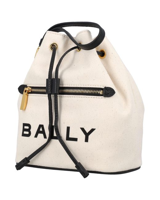 Bally Natural Bar Minibucket Bag