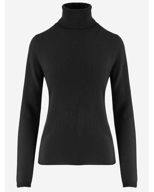 Allude Black Cashmere Sweater