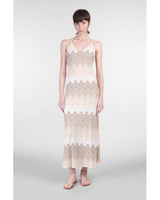 Mc2 Saint Barth Pink Eydis Long Dress