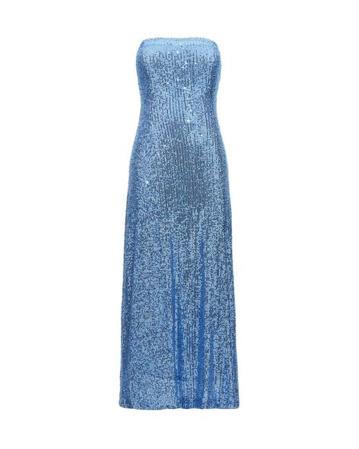Le twins Blue Gina Dress Polyester Elastane