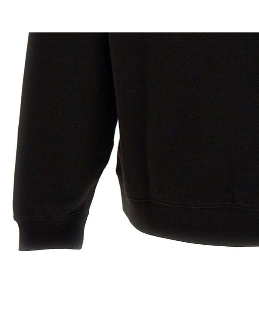 KENZO Black Logo Patch Drop-Shoulder Sweatshirt