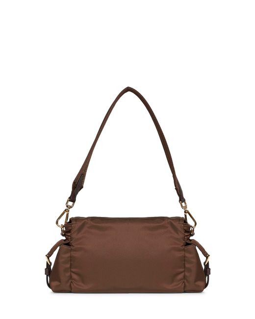 Prada Brown Burnt Prada Explore Medium Shoulder Bag<Br