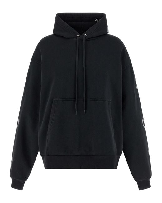 Balenciaga Blue 'Cursive' Hoodie