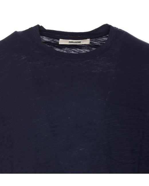 Zadig & Voltaire Blue Zadig & Voltaire T-shirts And Polos for men