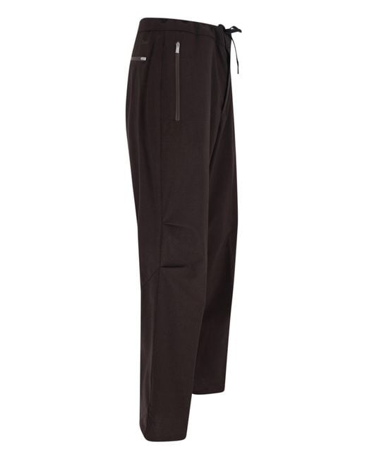Laminar Black Trousers Polyester for men