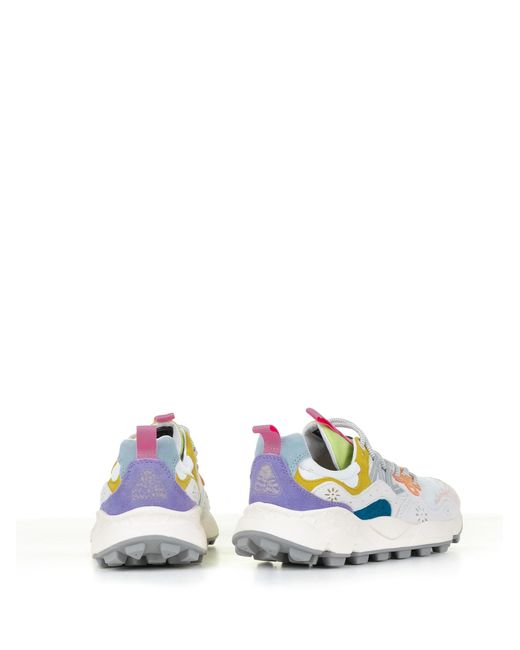 Flower Mountain White Multicolored Yamano Sneakers