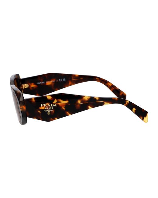 Prada Brown Pr17Ws Symbole Sunglasses