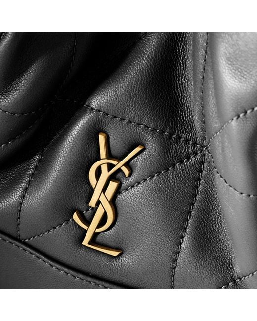 Saint Laurent Black Mini Pochette Jamie Leather Shoulder Bags