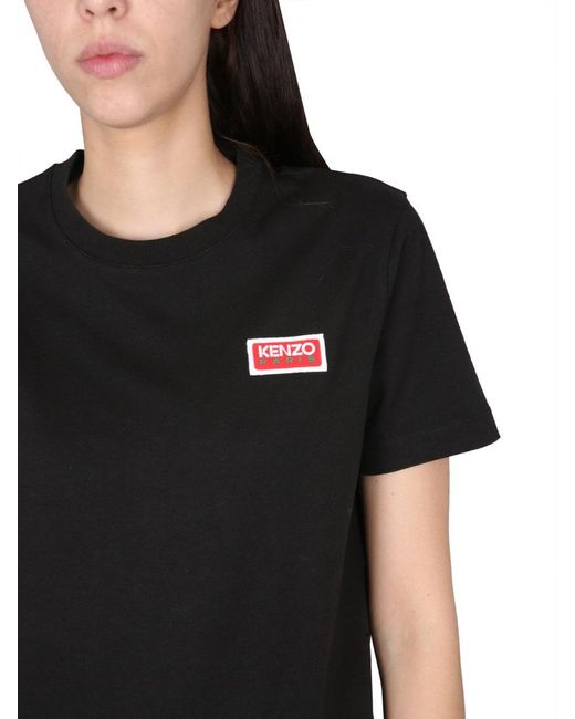 KENZO Black T-shirt With Logo