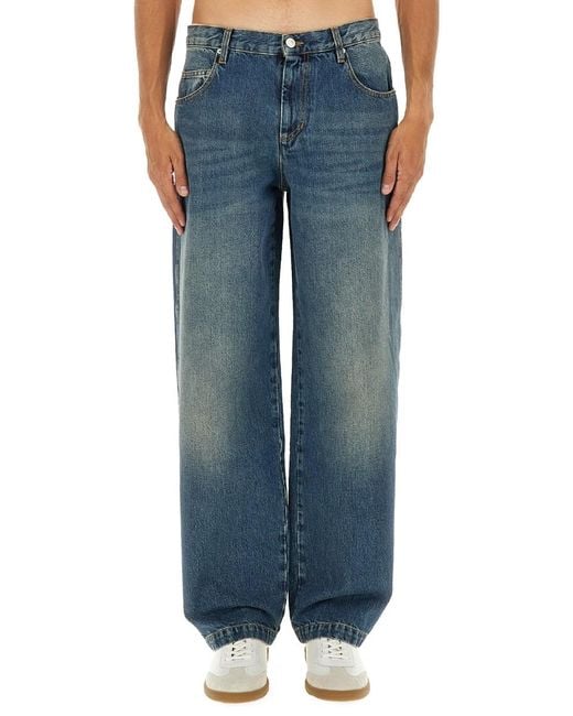 Isabel Marant Blue Pants Jorje Cotton Jean for men