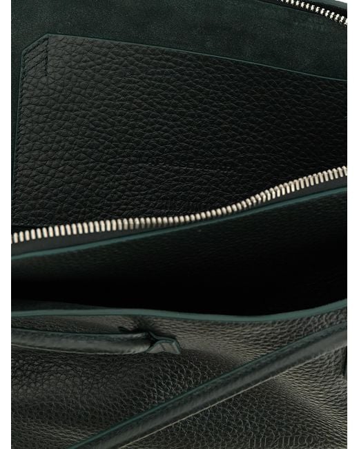 The Attico Black La Passeggiata Medium Shoulder Bags