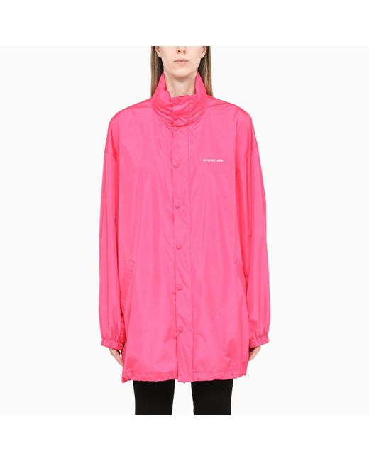 Balenciaga Pink Fuchsia Oversized Field Jacket