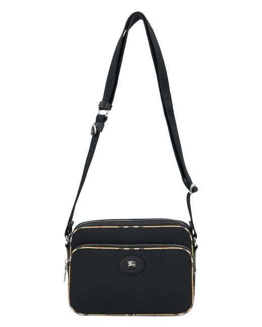 Burberry Black Shoulder Bag Polyester Clutch for men