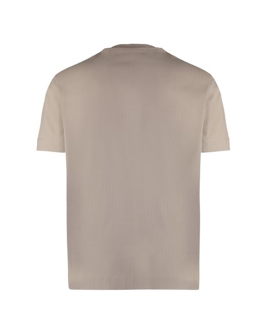 Emporio Armani Multicolor Cotton Crew-Neck T-Shirt for men