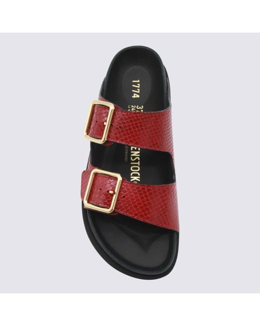 Birkenstock Red Leather Arizona Shake 1774