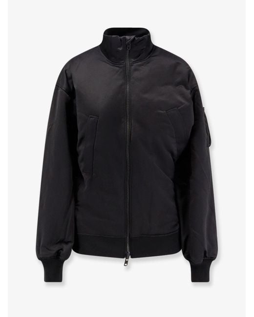 Adidas Black Recycled Nylon Bomber Polyamide Jacket
