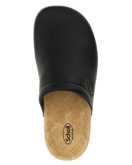 Balenciaga Black Saboto X Scholl for men