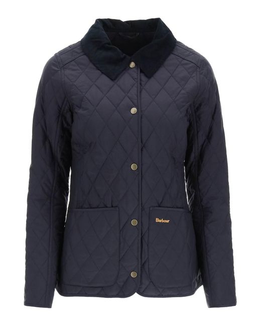 Barbour Black 'annandale' Quilted Jacket
