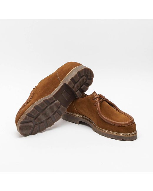 Paraboot Brown Michael Marche Lace-Up Shoe for men