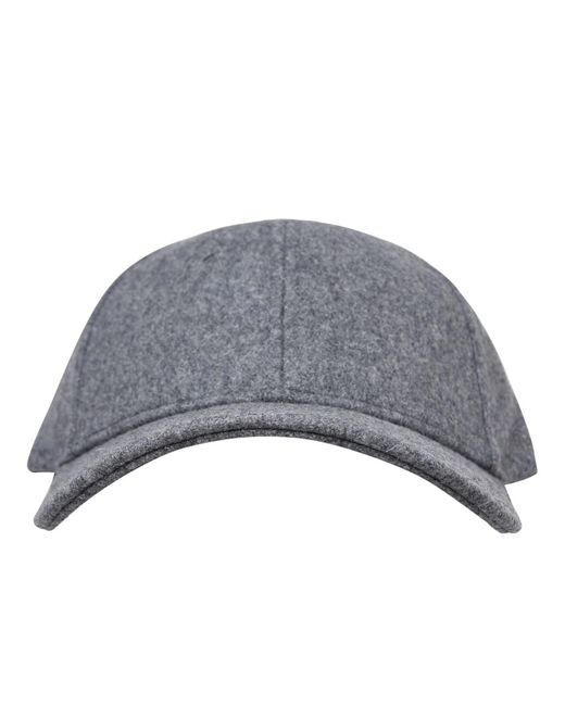 Woolrich Gray Premium Hat for men