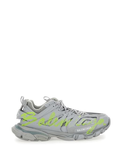 Balenciaga Green Sneakers Track Polyurethane Trainers for men