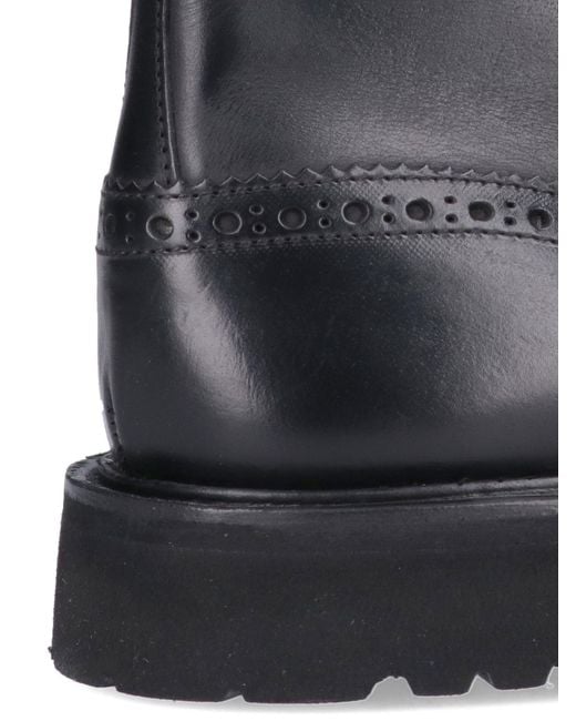 Tricker's Black Trickers Boots Pelle for men