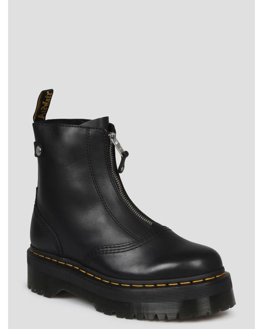 Dr. Martens Jetta Platform Boots in Black | Lyst