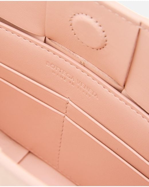 Bottega Veneta Pink Cassette Pouch W/ Strap Leather Shoulder Bag