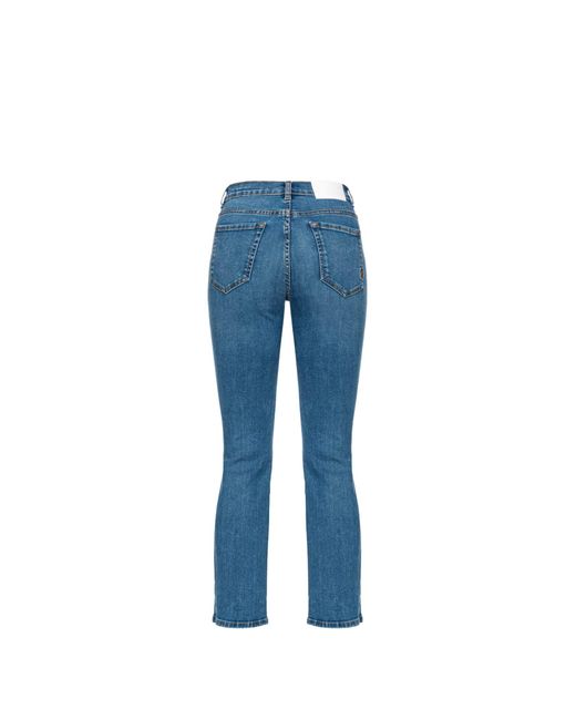 Pinko Blue Boom Stretch Denim Bootcut Jeans