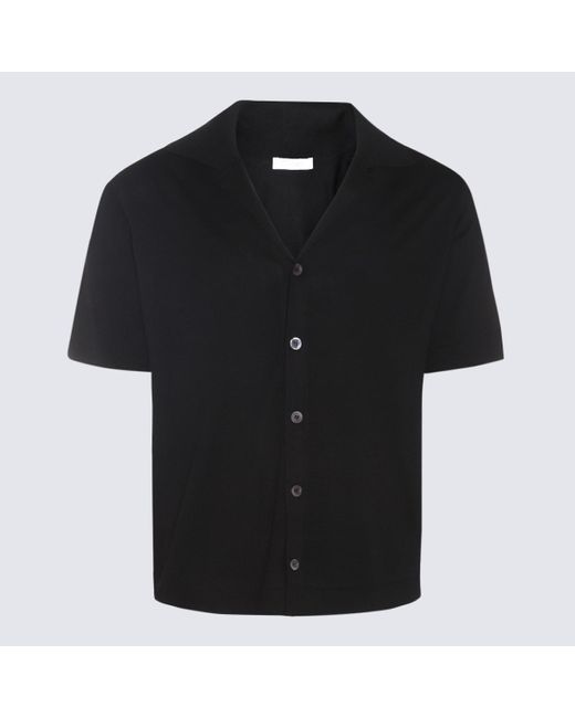 Cruciani Black Cotton Shirt for men