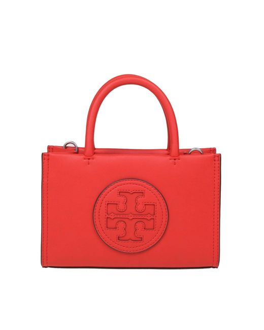 Tory Burch Red Micro Leather Handbag