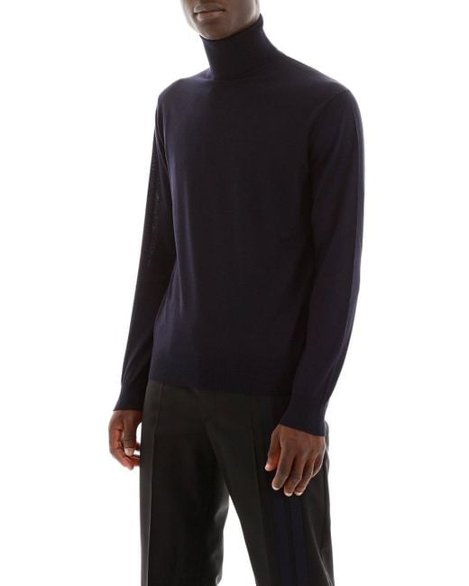 Prada Black Turtleneck Knitted Pullover for men