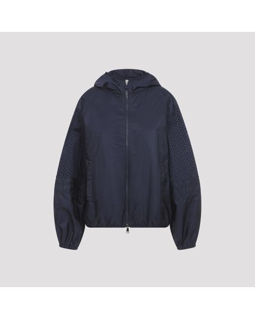 Moncler Blue Zelkova Polyamide Jacket