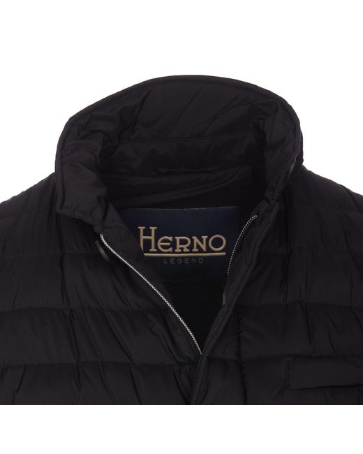 Herno Black Coats for men