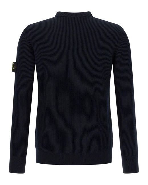 Stone Island Blue 'Rws' Sweater for men