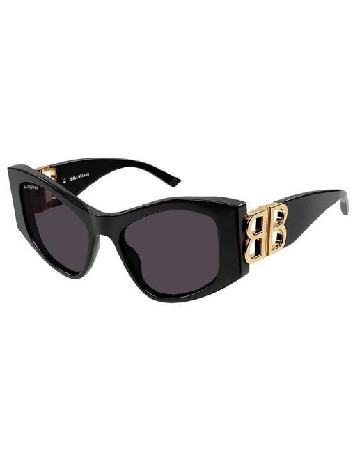 Balenciaga Black Sunglasses Cat Eye Full Rim, Frame And Lens Bb0287S001