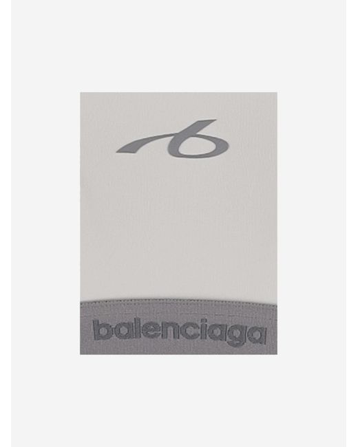Balenciaga White Top Stretch Nylon Polyamide Tops