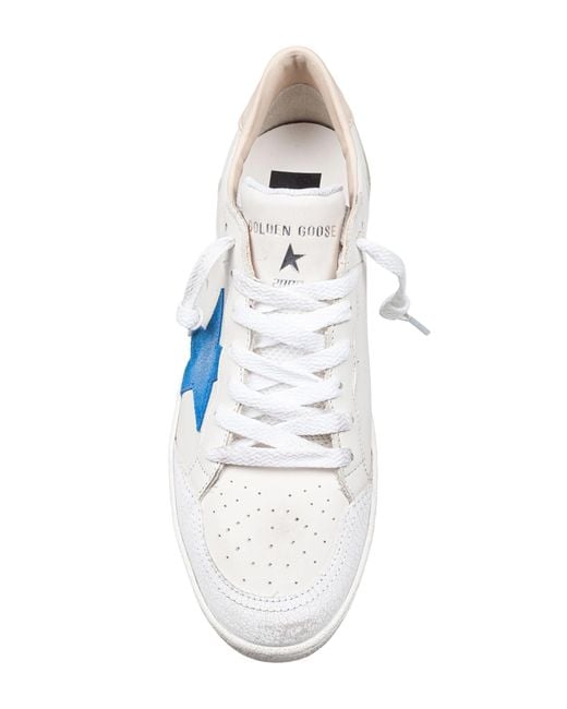 Golden Goose Deluxe Brand Blue Sneakers Ballstar With Hf Heel And Padded for men